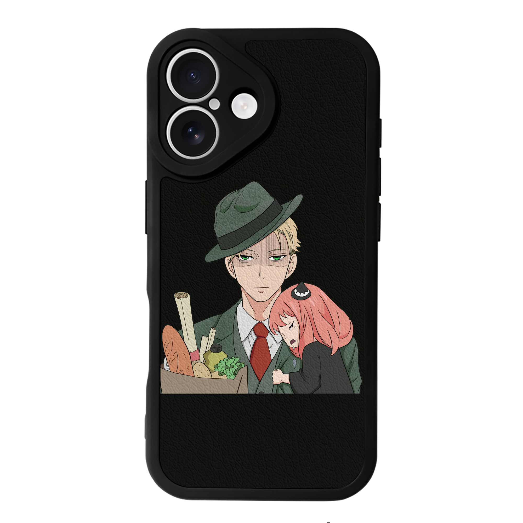 （画像用） SPY×FAMILY间谍家家酒 【iPhone 16シリーズ対応】シリコンスマホケース（レザー調） 材質：シリコン
